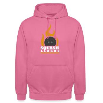 SQUASH - Unisex Hoodie - Pink - Vorne - Alina (178cm) & Michal (187cm)