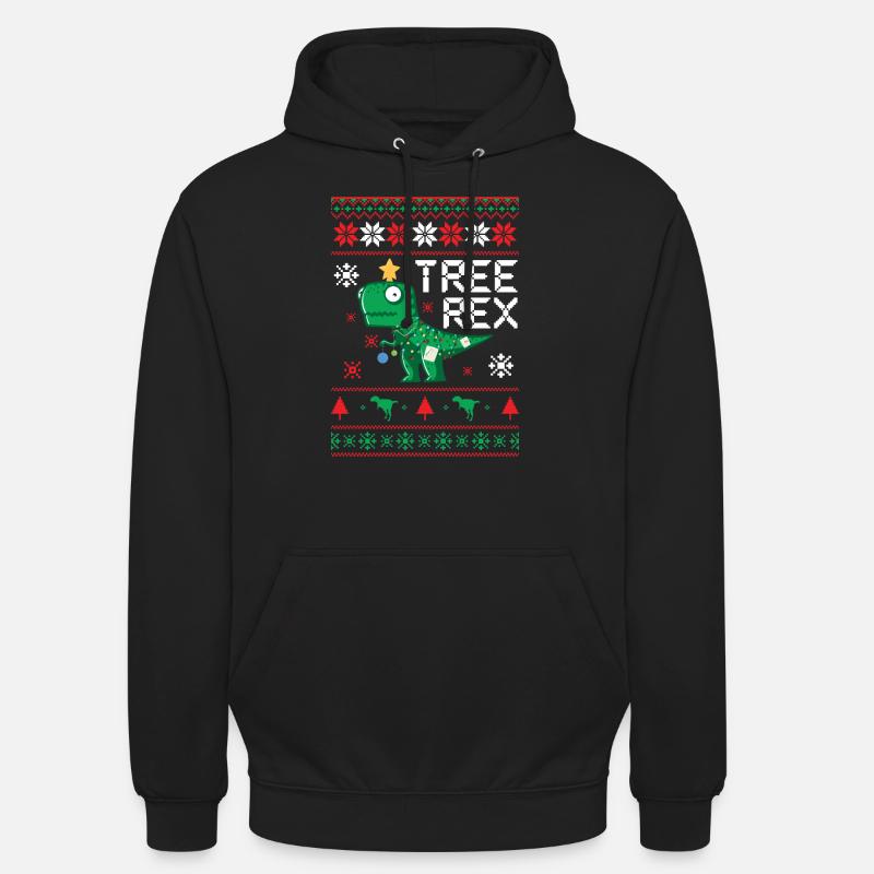 Tree Rex Baum Rex - Unisex Hoodie - Schwarz