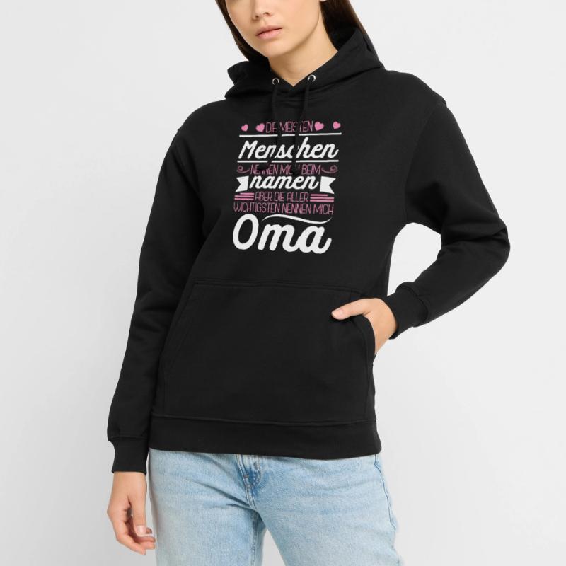 Oma Großmutter Spruch Muttertag Geschenk Beste Oma Unisex Hoodie
