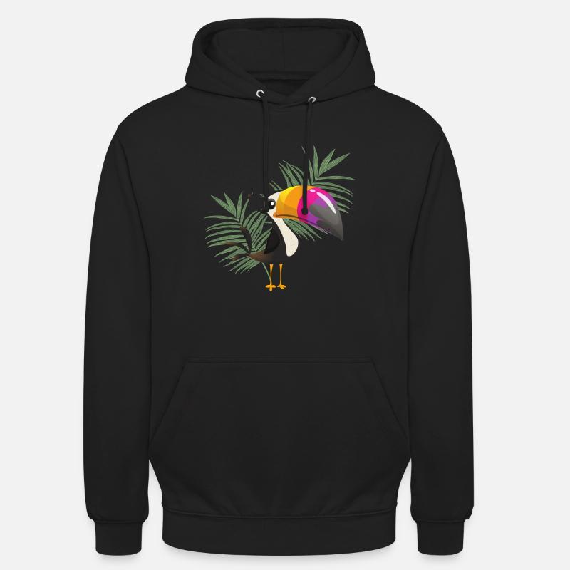 toucan - Unisex Hoodie - black
