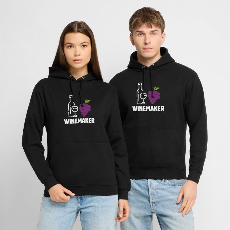 Vignerons Vignobles alcoolisés Profession Pacemaker Winer Sweat-shirt à capuche unisexe
