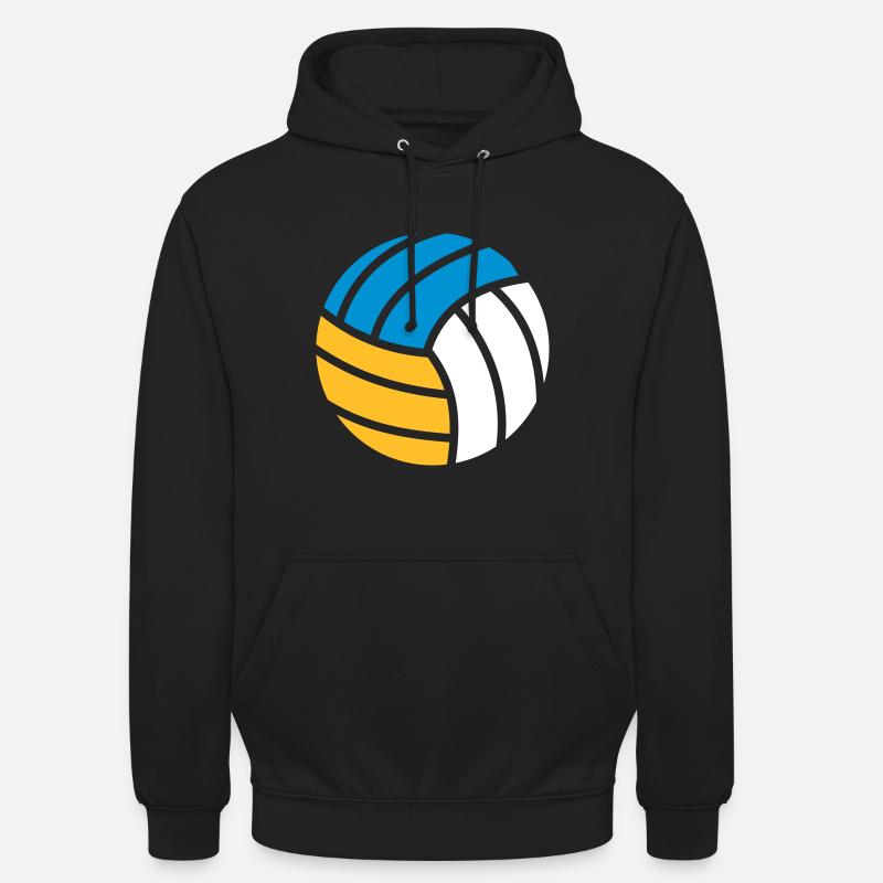 Beach-volley - Sweat-shirt à capuche unisexe - noir