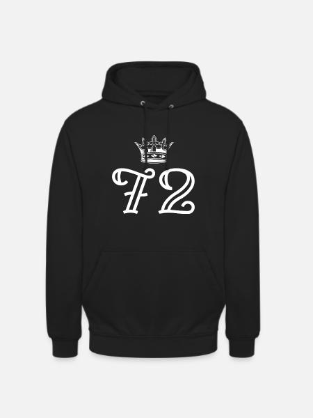 72 Zahl Krone - Unisex Hoodie - Schwarz