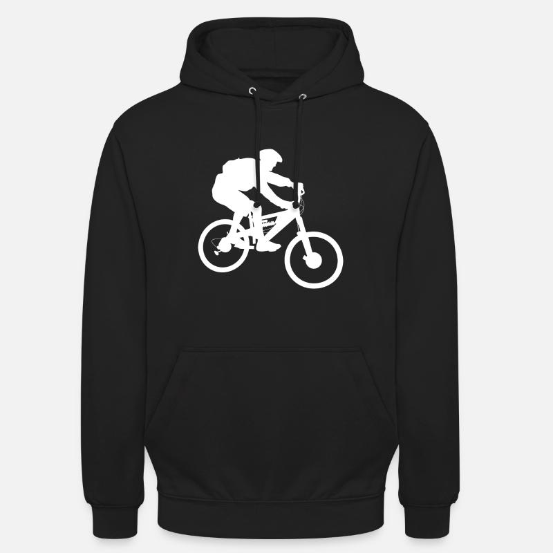 Vélo - Sweat-shirt à capuche unisexe - noir