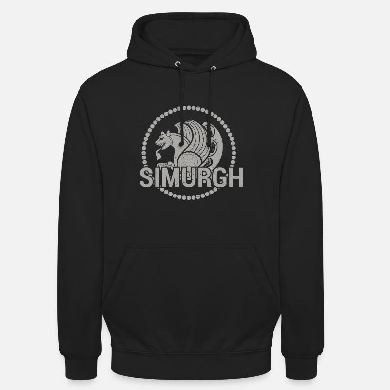 Faravahar Zoroastrisme Simurgh Perse - Sweat-shirt à capuche unisexe - noir