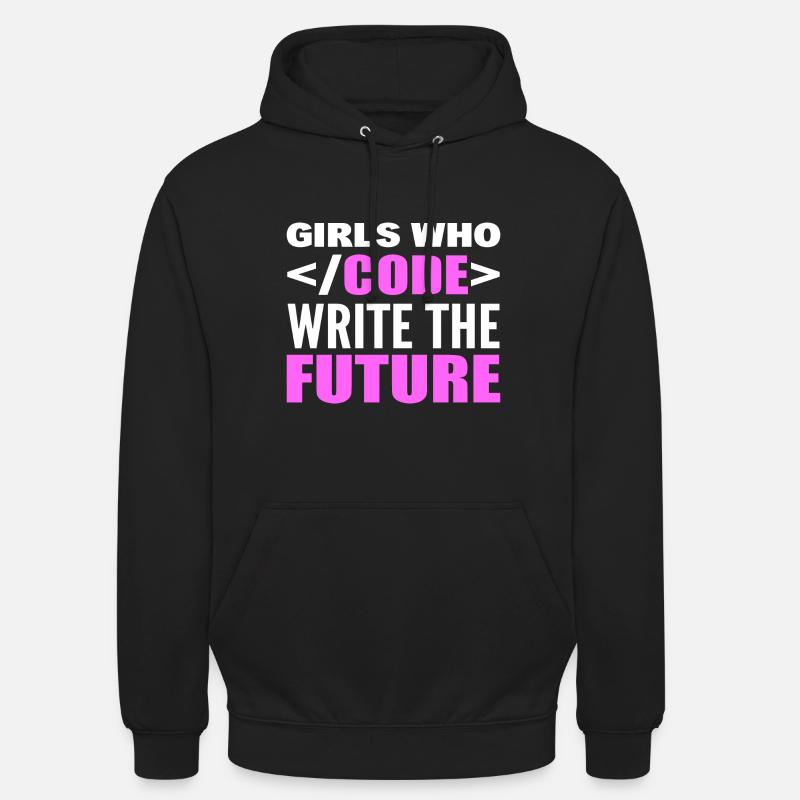 Girls Who Code Write The Future Programmierer Unisex Hoodie