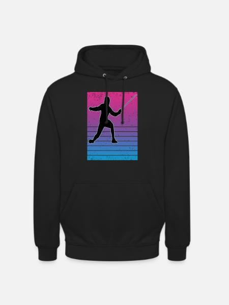 Fencing Fencing Sport Fencing - Unisex Hoodie - black
