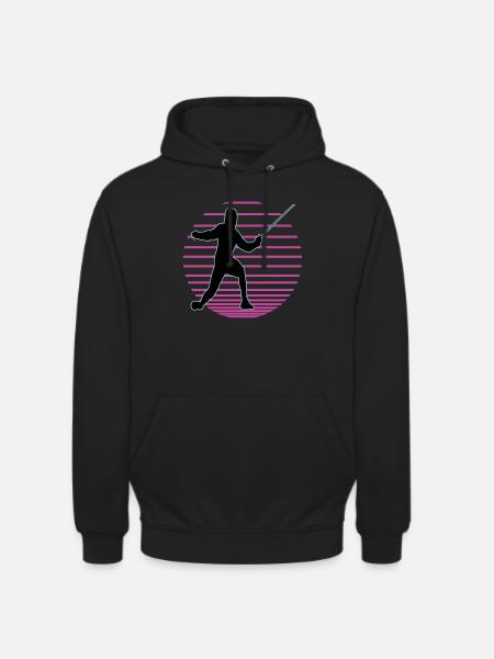Fencing Fencing Sport Fencing - Unisex Hoodie - black