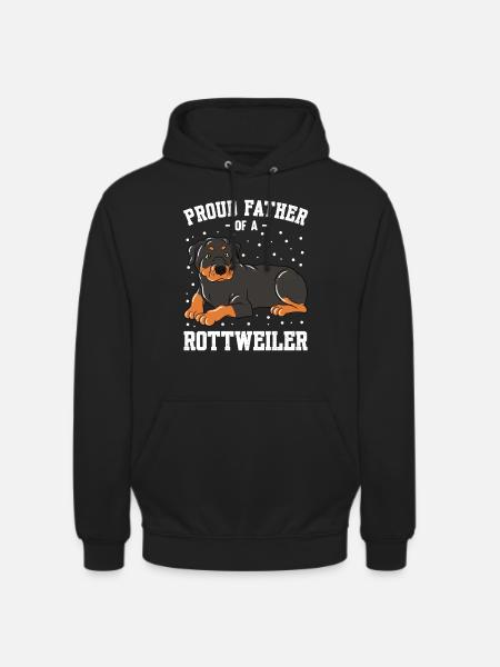 Proud Father Of A Rottweiler - Unisex Hoodie - black