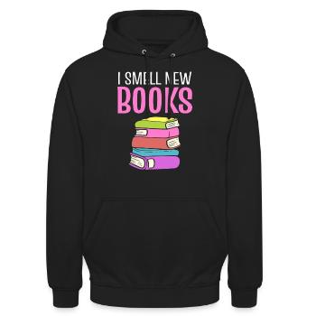 Buchliebhaber Bibliothekar - Unisex Hoodie - Schwarz - Vorne - Alina (178cm) & Michal (187cm)
