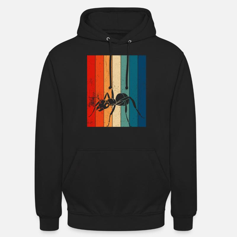 Fourmis fourmilières d’élevage de fourmis - Sweat-shirt à capuche unisexe - noir
