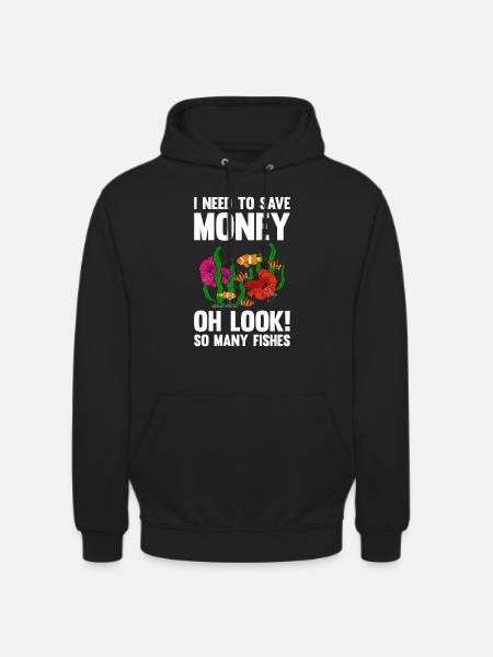 Aquaristics, Fish farming, Aquarists - Unisex Hoodie - black