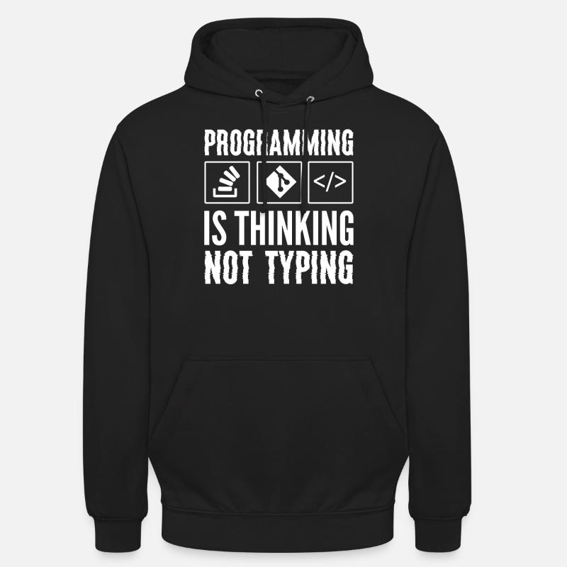 Lustiger Softwareentwickler Computerprogrammierer - Unisex Hoodie - Schwarz