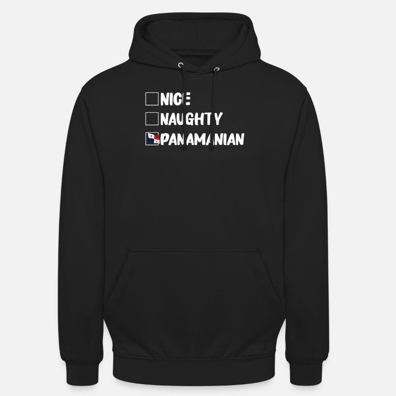 Drapeau panaméen Drapeau panaméen - Sweat-shirt à capuche unisexe - noir