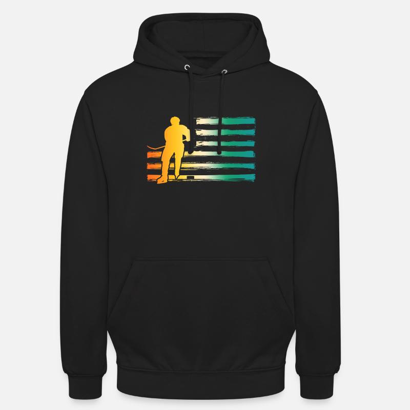 Eishockeyspieler Eishockey - Unisex Hoodie - Schwarz