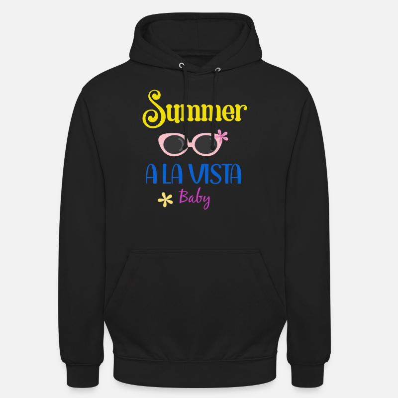 Vacances d’été - Summer Vibes - Sweat-shirt à capuche unisexe - noir