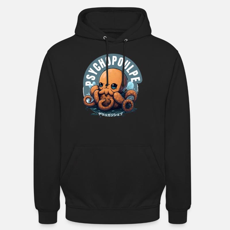 Octopus Évasion : Plongez dans l'intrigue - Sweat-shirt à capuche unisexe - noir
