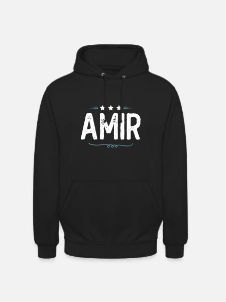 Amir - Unisex Hoodie - black