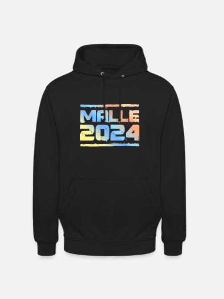 Malle 2024 Bunt - Unisex Hoodie - Schwarz