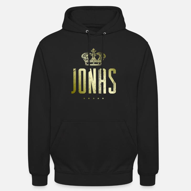 Jonas - Sweat-shirt à capuche unisexe - noir