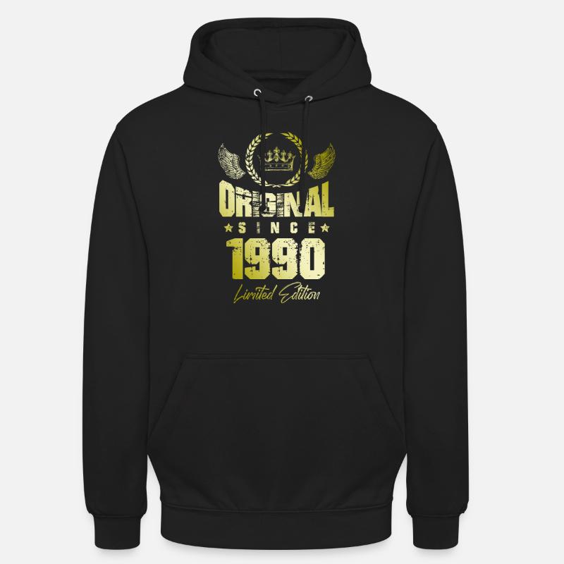 Édition limitée 1990 - Sweat-shirt à capuche unisexe - noir