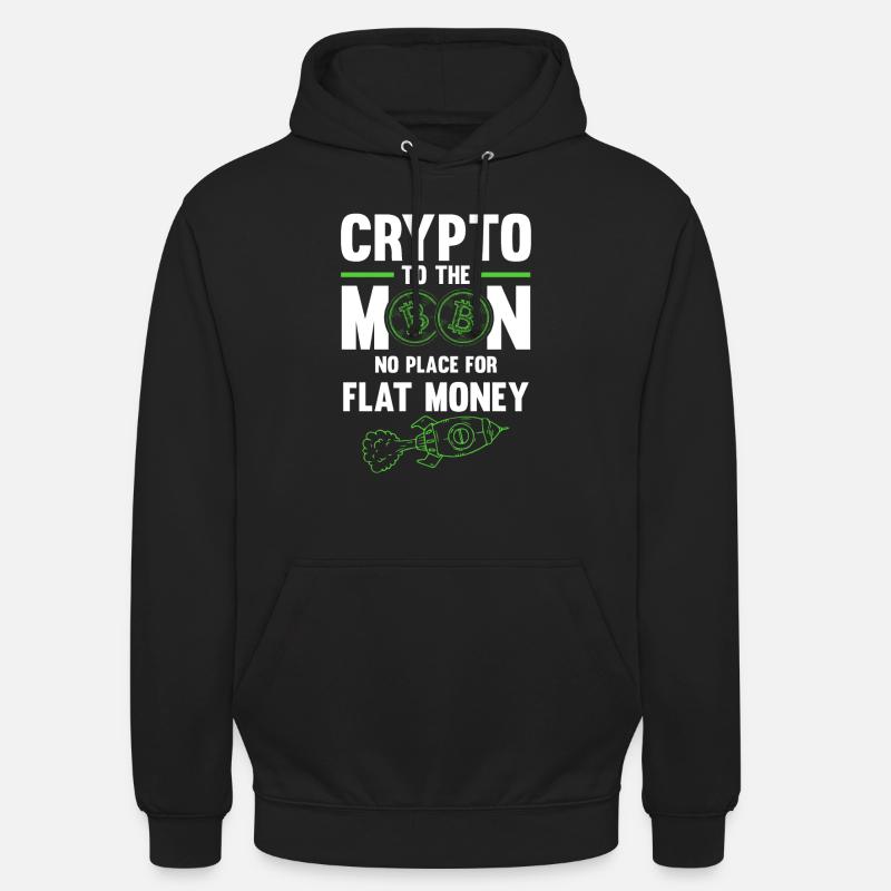bitcoin geld - Unisex Hoodie - Schwarz
