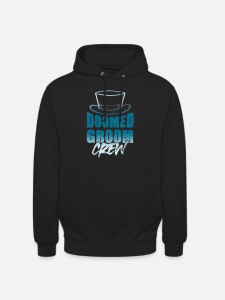 groom crew - Unisex Hoodie - black