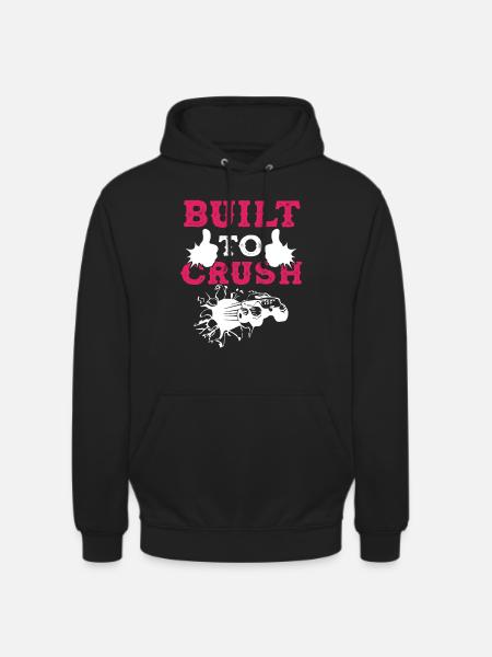crush truck - Unisex Hoodie - black