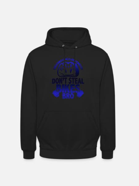 do not steal bicycles - Unisex Hoodie - black