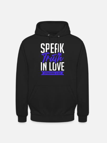 truth in love - Unisex Hoodie - black