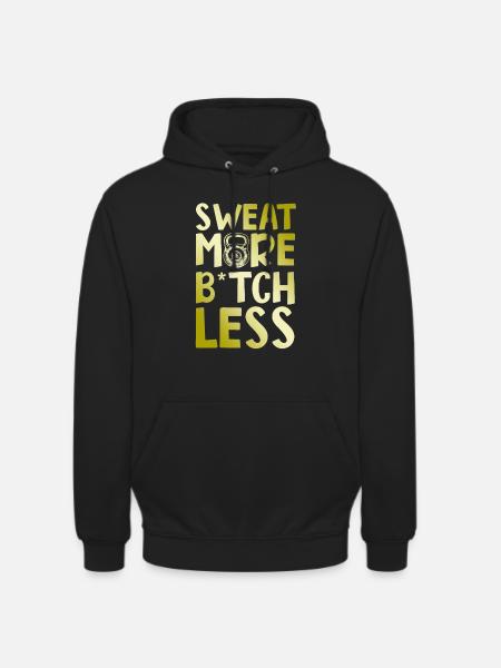 aptitude à la transpiration - Sweat-shirt à capuche unisexe - noir