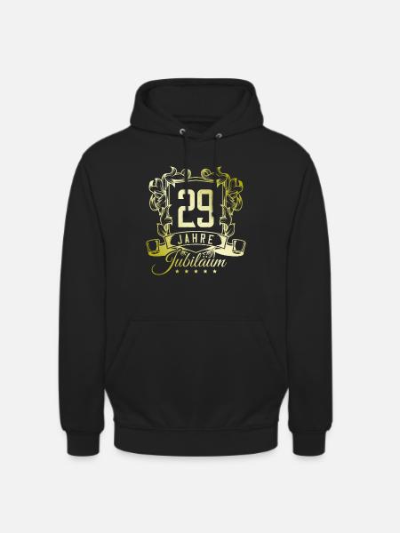 29 Zahl wappen - Unisex Hoodie - Schwarz