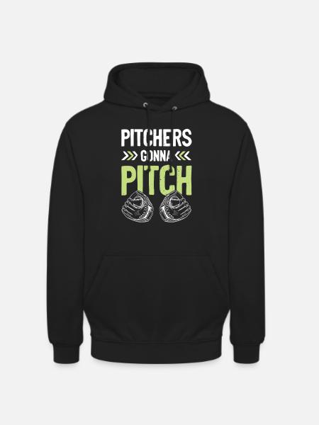 Baseball pitcher - Unisex Hoodie - black