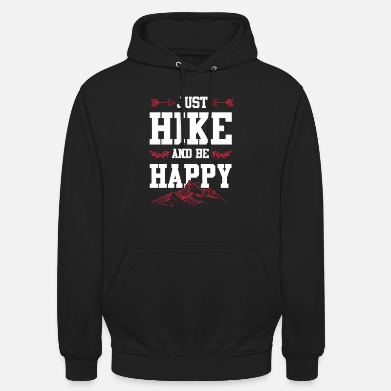 Escalade heureuse - Sweat-shirt à capuche unisexe - noir