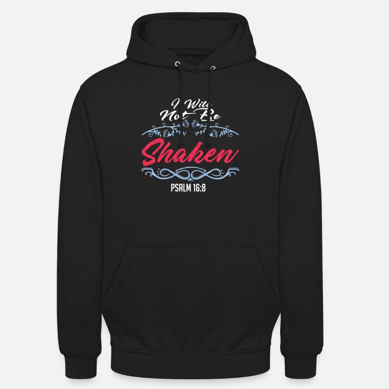 bibel psalm - Unisex Hoodie - Schwarz