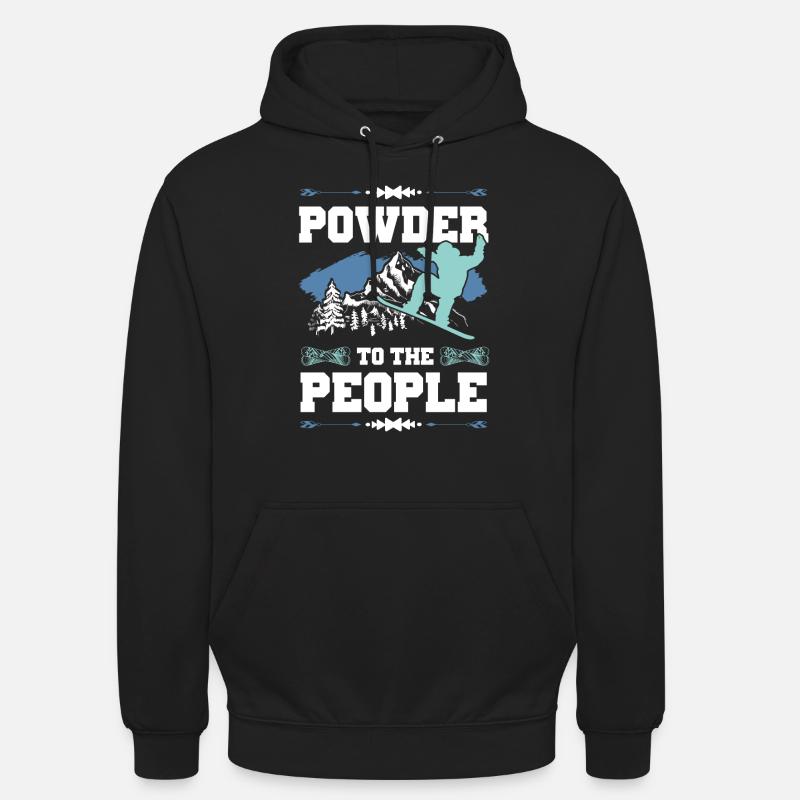 snowboarding schnee - Unisex Hoodie - Schwarz