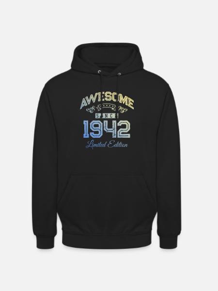 Awesome Since (1942) - Unisex Hoodie - black