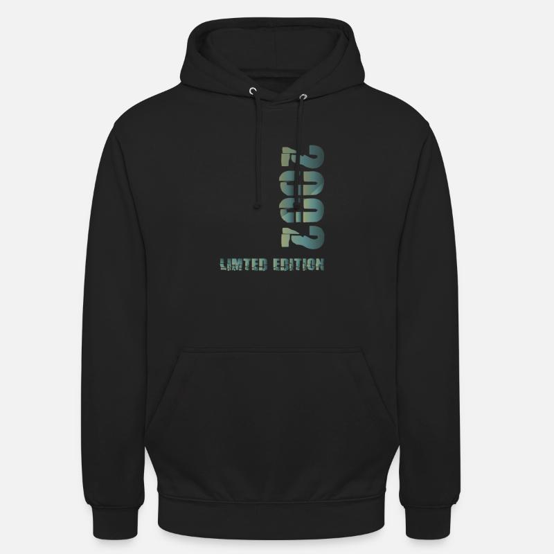 2002 Édition limitée - Sweat-shirt à capuche unisexe - noir