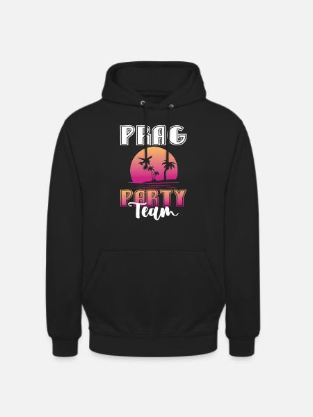 Prag Party Team - Unisex Hoodie - Schwarz