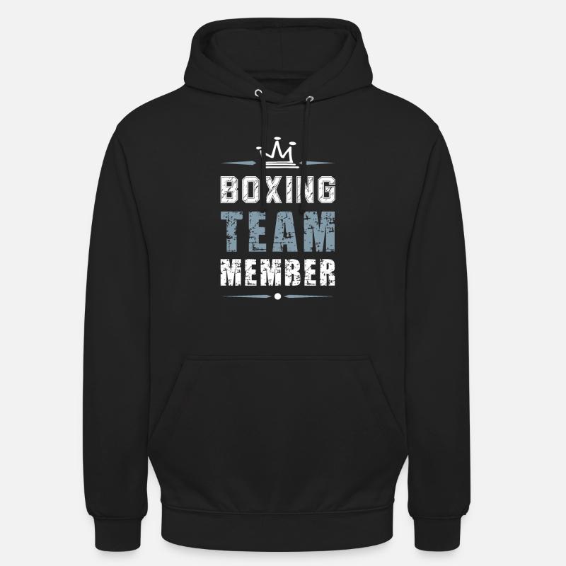 Équipe de boxe - Sweat-shirt à capuche unisexe - noir