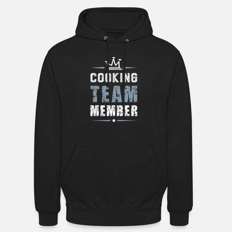 Équipe de cuisine - Sweat-shirt à capuche unisexe - noir