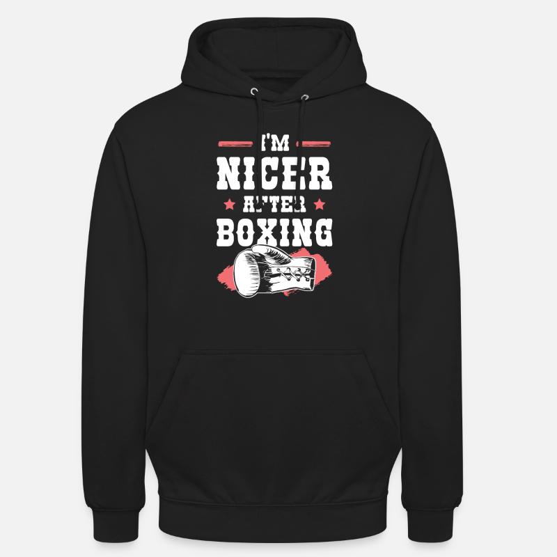 boxer boxen - Unisex Hoodie - Schwarz