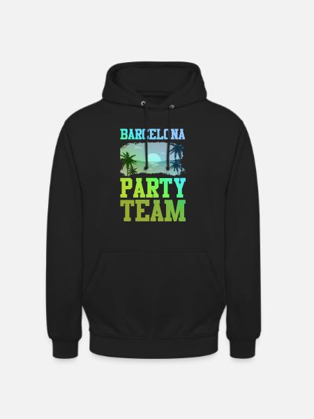 Barcelona Party Team - Unisex Hoodie - Schwarz