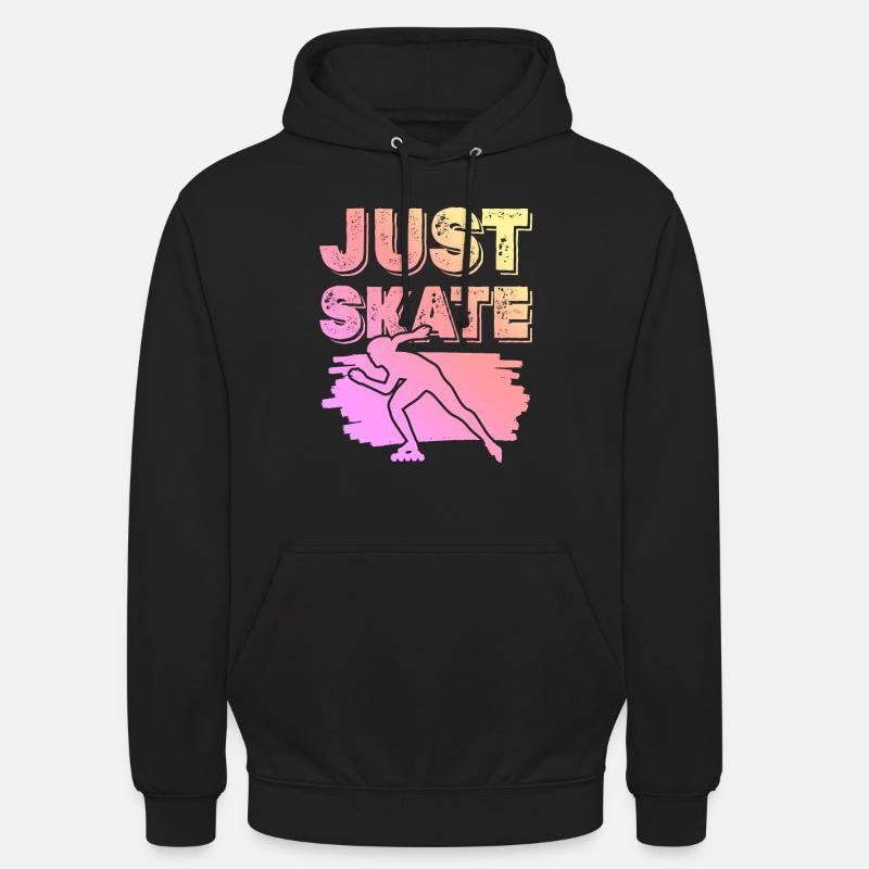 Juste patiner en disant - Sweat-shirt à capuche unisexe - noir