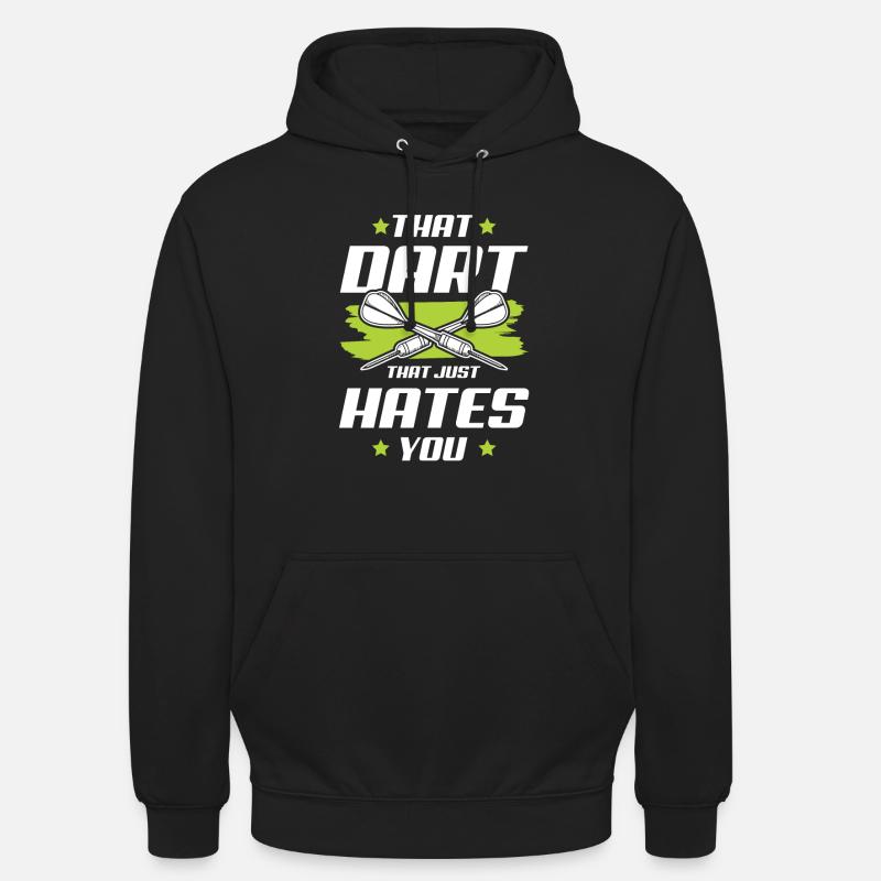 darts dart - Unisex Hoodie - Schwarz
