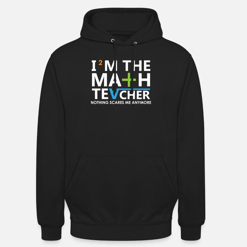 math - Sweat-shirt à capuche unisexe - noir