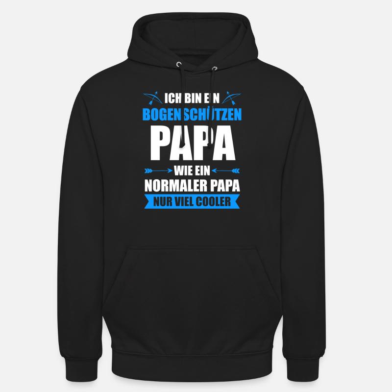 Bogensport Bogenschütze Bogenschießen Geschenk - Unisex Hoodie - Schwarz