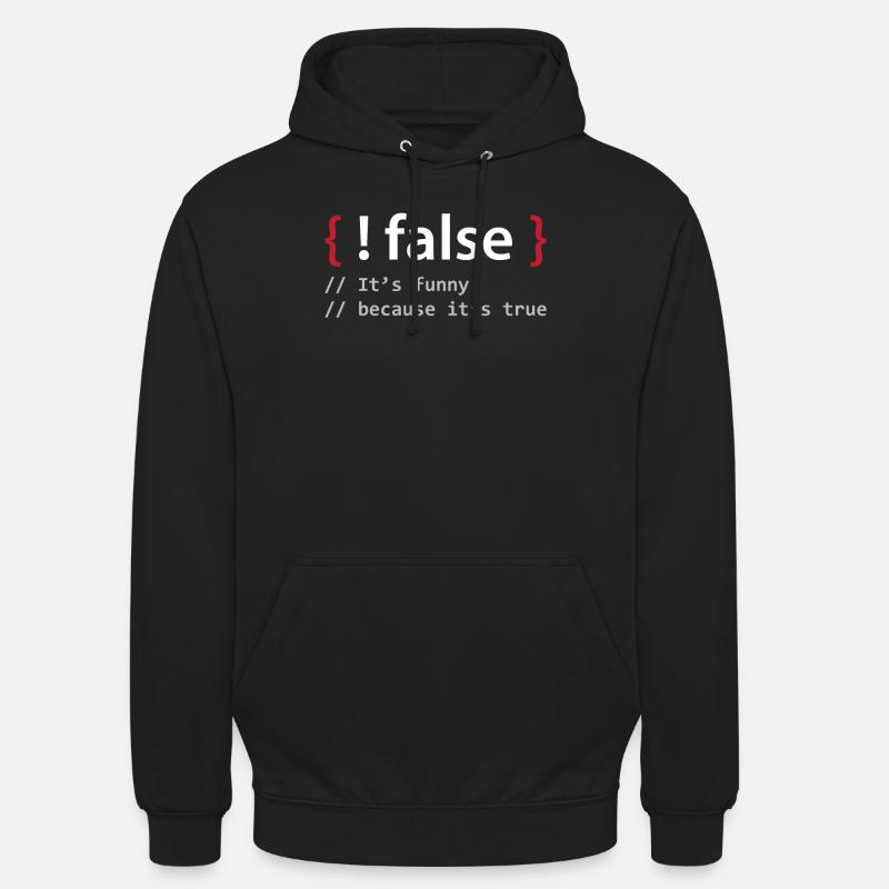Nerd cadeau programmeur - Sweat-shirt à capuche unisexe - noir