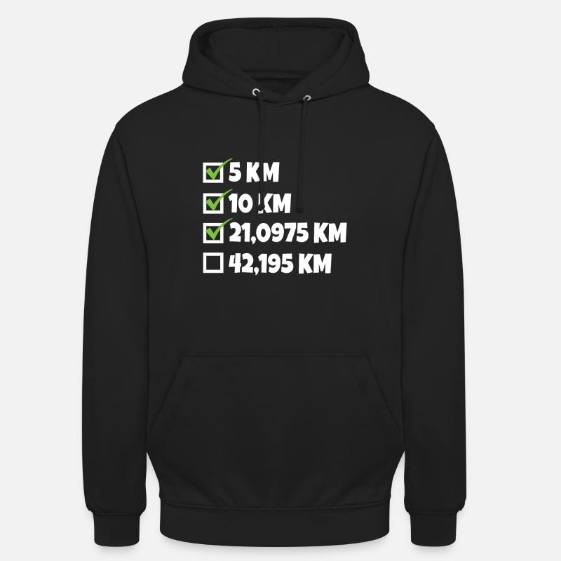 Marathon Marathon Jogging Runner Gift - Unisex Hoodie - black