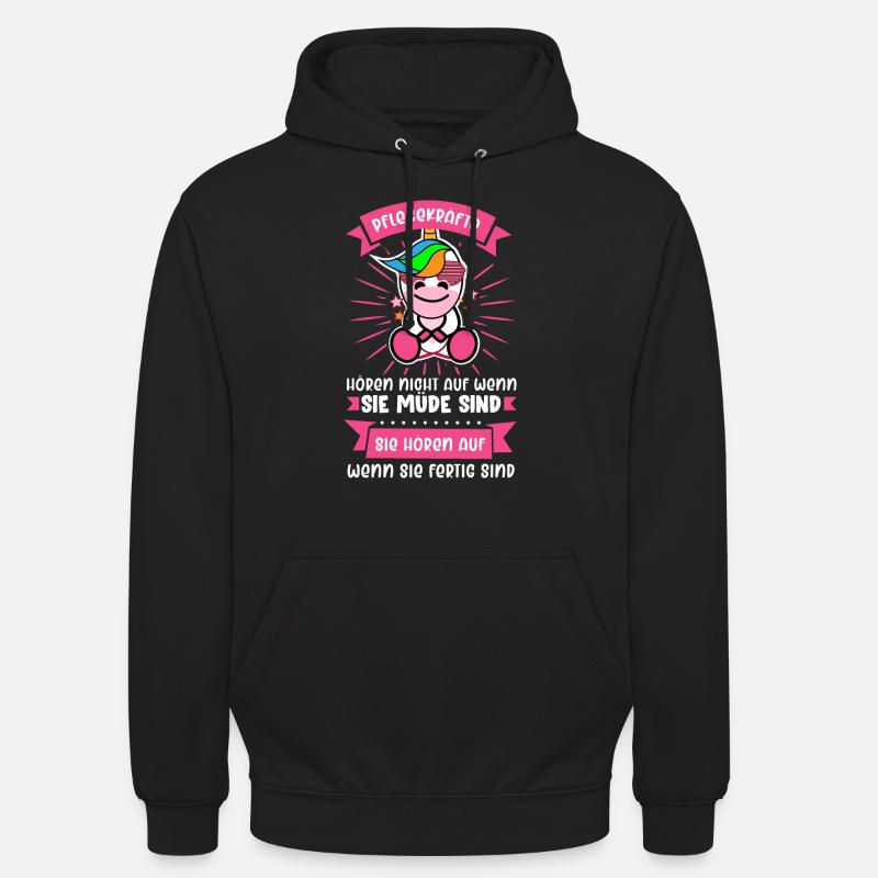 Cadeau de soignant - Sweat-shirt à capuche unisexe - noir